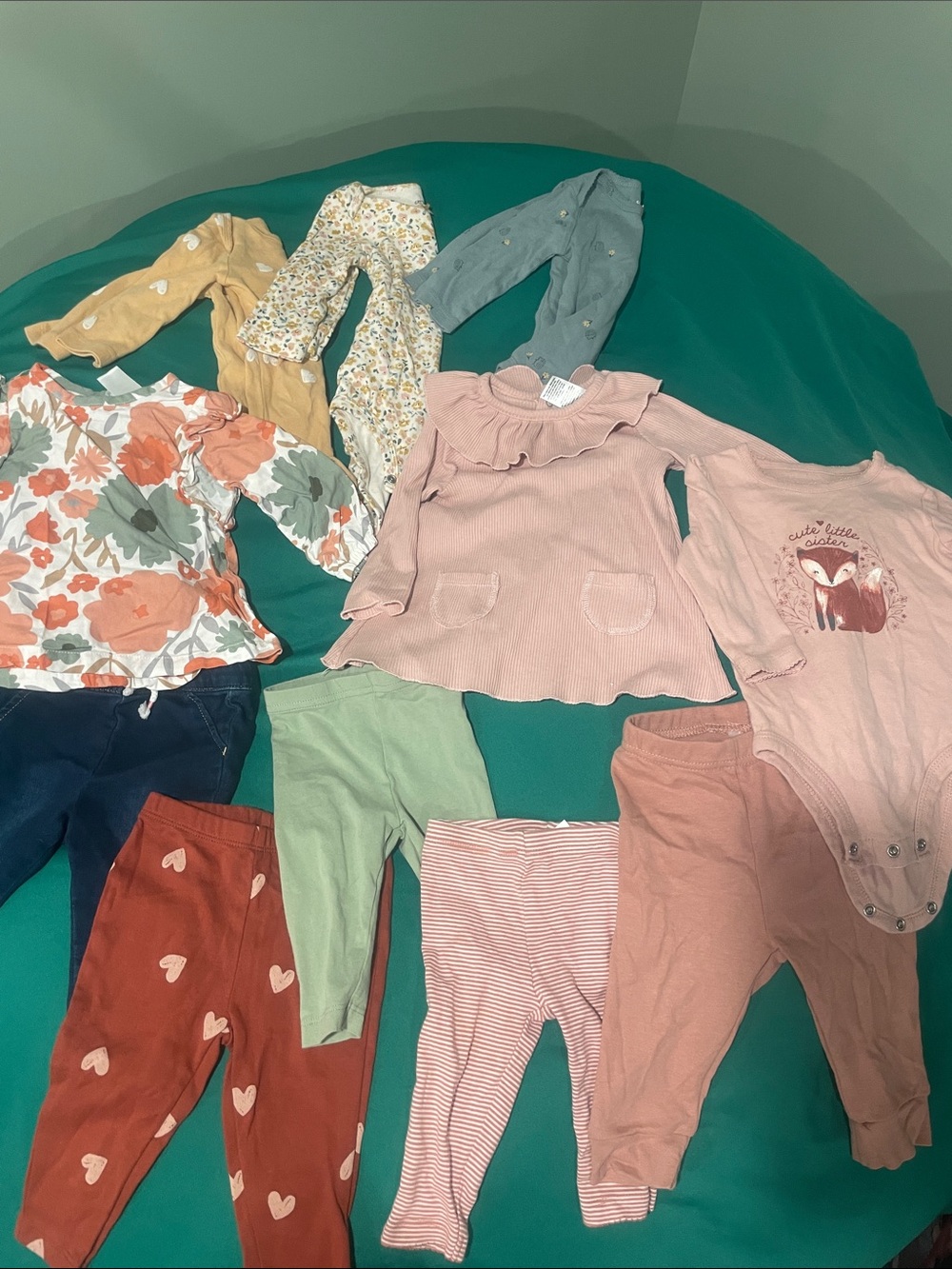 6 months set ! With 13 items. Various brands
